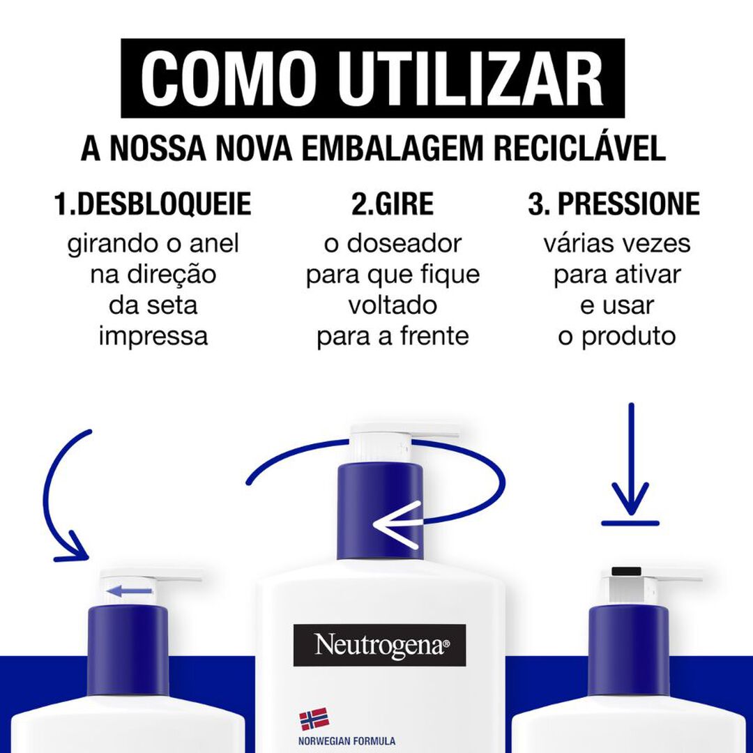 Lo&ccedil;&atilde;o de Hidrata&ccedil;&atilde;o Profunda (Pele Seca) - NEUTROGENA -  - Imagem 7