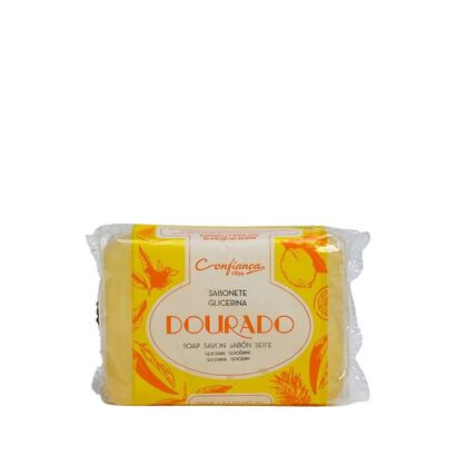 Sabonete de Glicerina Dourado - CONFIAN&Ccedil;A - Sabonetes S&oacute;lidos - Imagem