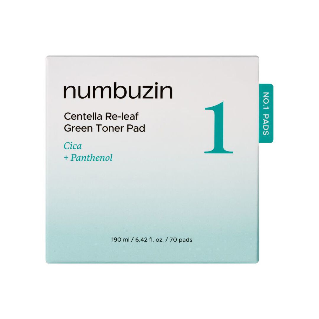 Centella Re-Leaf Green Toner Pad - NUMBUZIN -  - Imagem 2