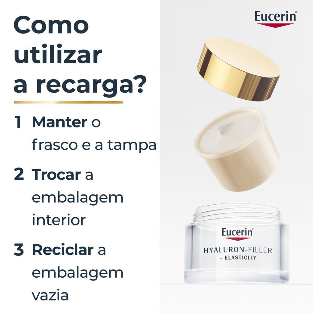 Hyaluron-Filler + Elasticity Creme de Noite Recarga - EUCERIN -  - Imagem 3