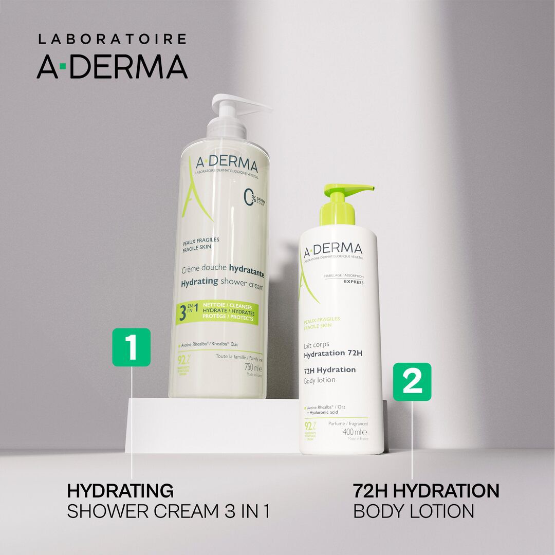 Creme Duche Hidratante 3 em 1 - A-DERMA -  - Imagem 3