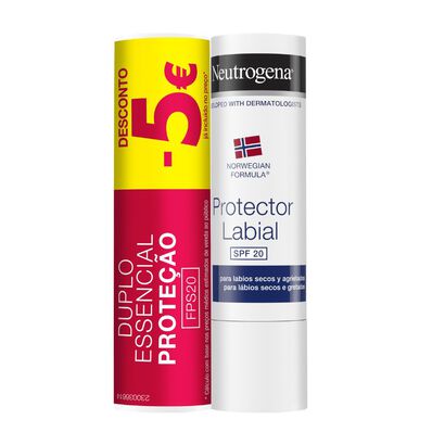 Promo Pack Lábios Stick FPS20 - NEUTROGENA -  - Imagem