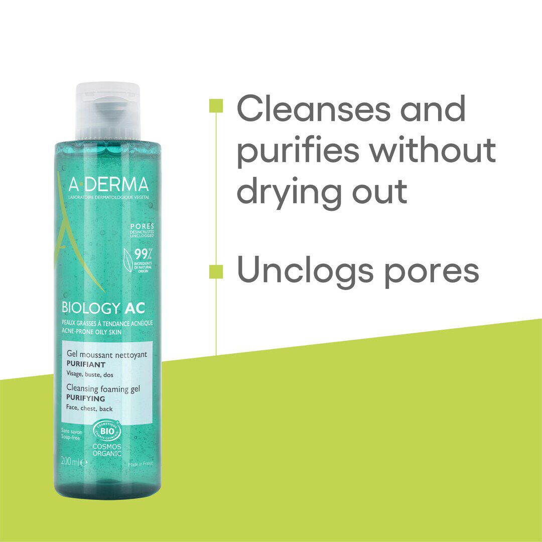 Biology AC Gel Espuma Purificante - A-DERMA -  - Imagem 4