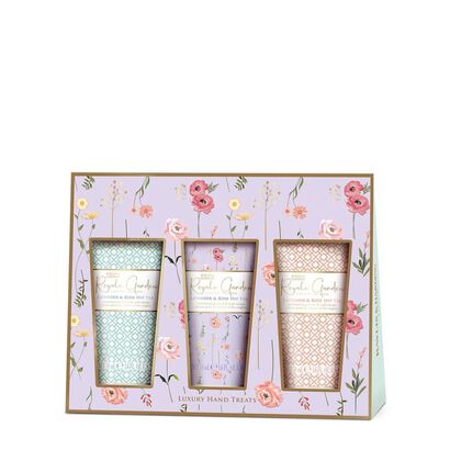 Luxury Hand Treats Gift Set - Baylis & Harding - Royal Garden - Imagem