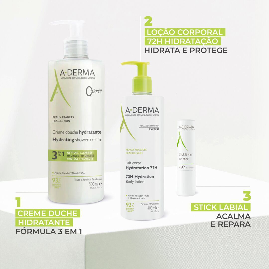 Leite Corpo Hidratante 72H - A-DERMA -  - Imagem 9