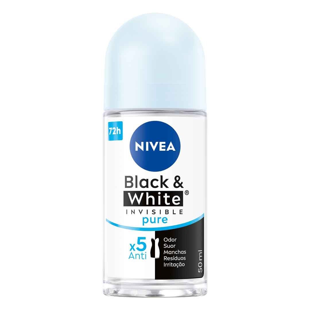Roll-on Invisible for Black & White Fresh - NIVEA -  - Imagem 1