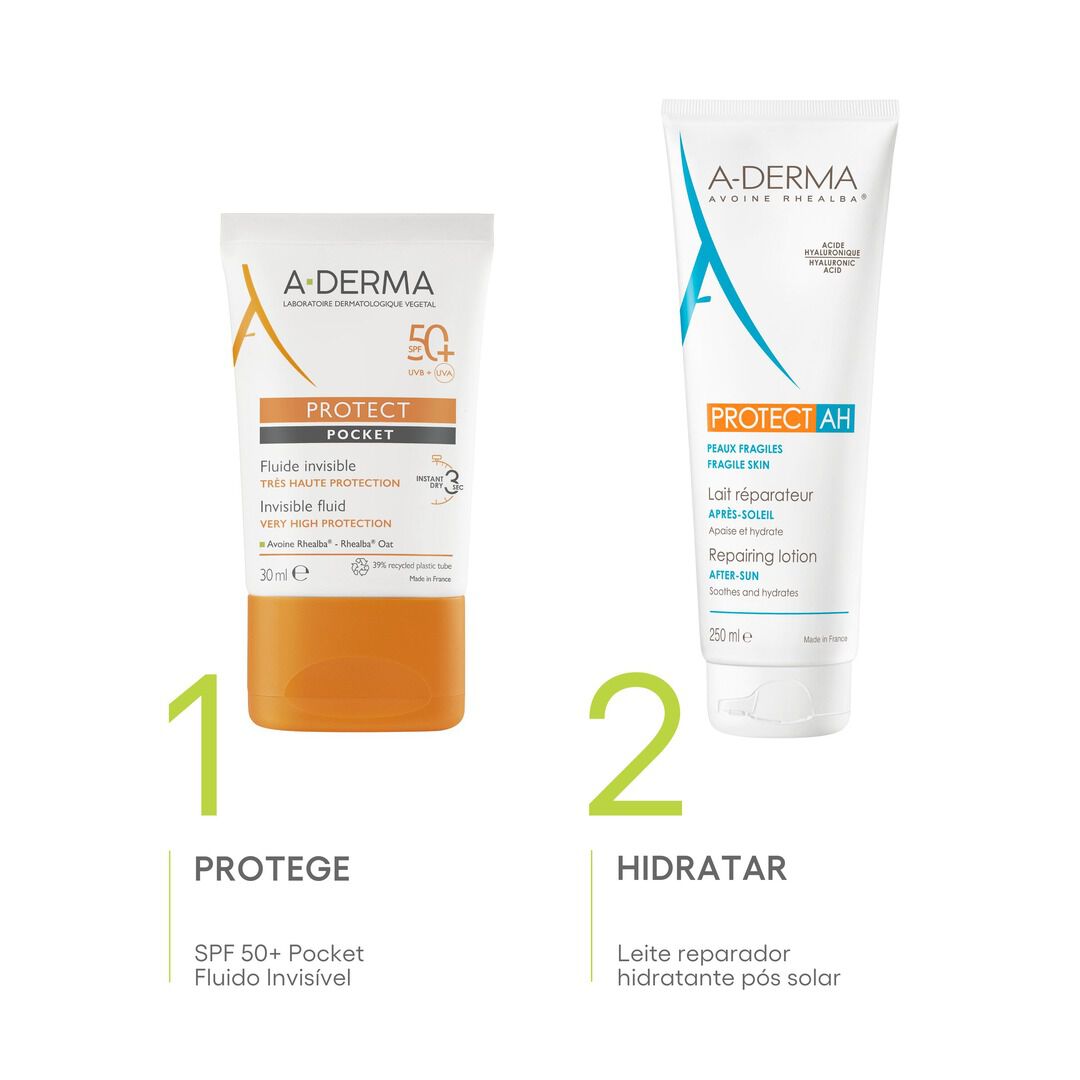 Protetor Solar Fluído Invisivel FPS50+ - A-DERMA -  - Imagem 4