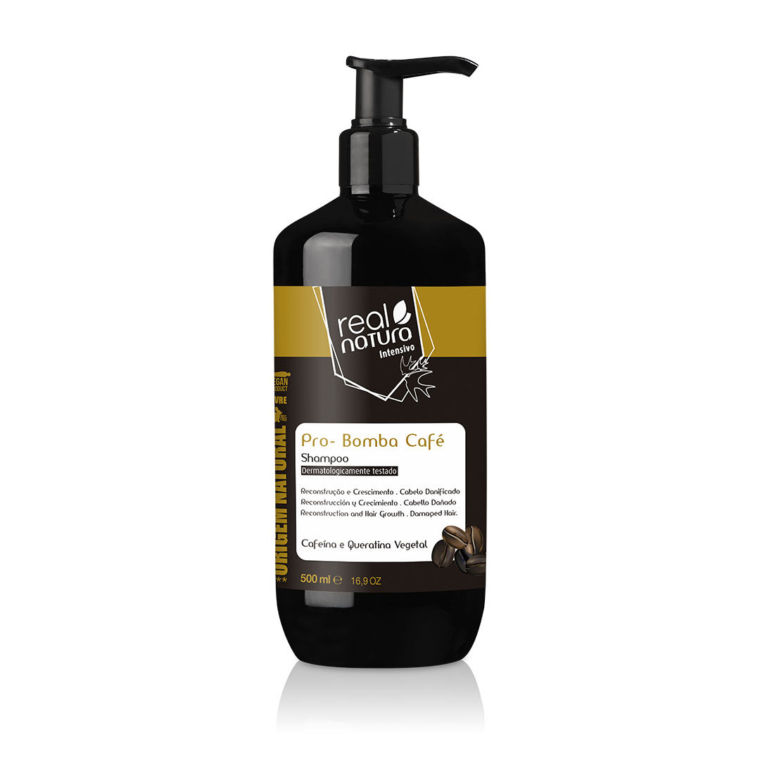 Champô - REAL NATURA - Pro Reparação Bomba - café - Imagem 1