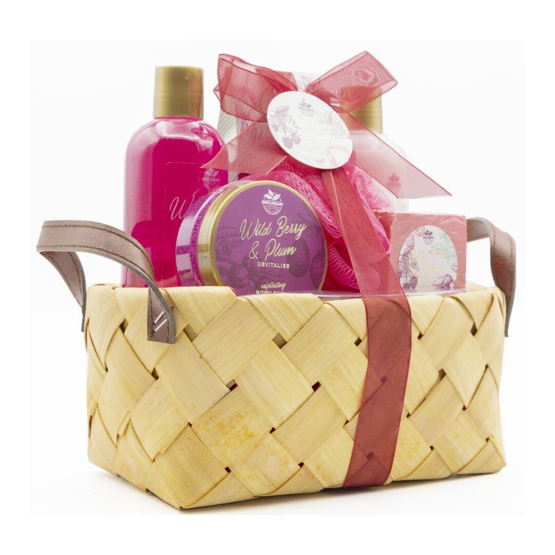 Cesta de Vime Frutas Silvestres e Ameixa - BECASAN NATURE -  - Imagem 2