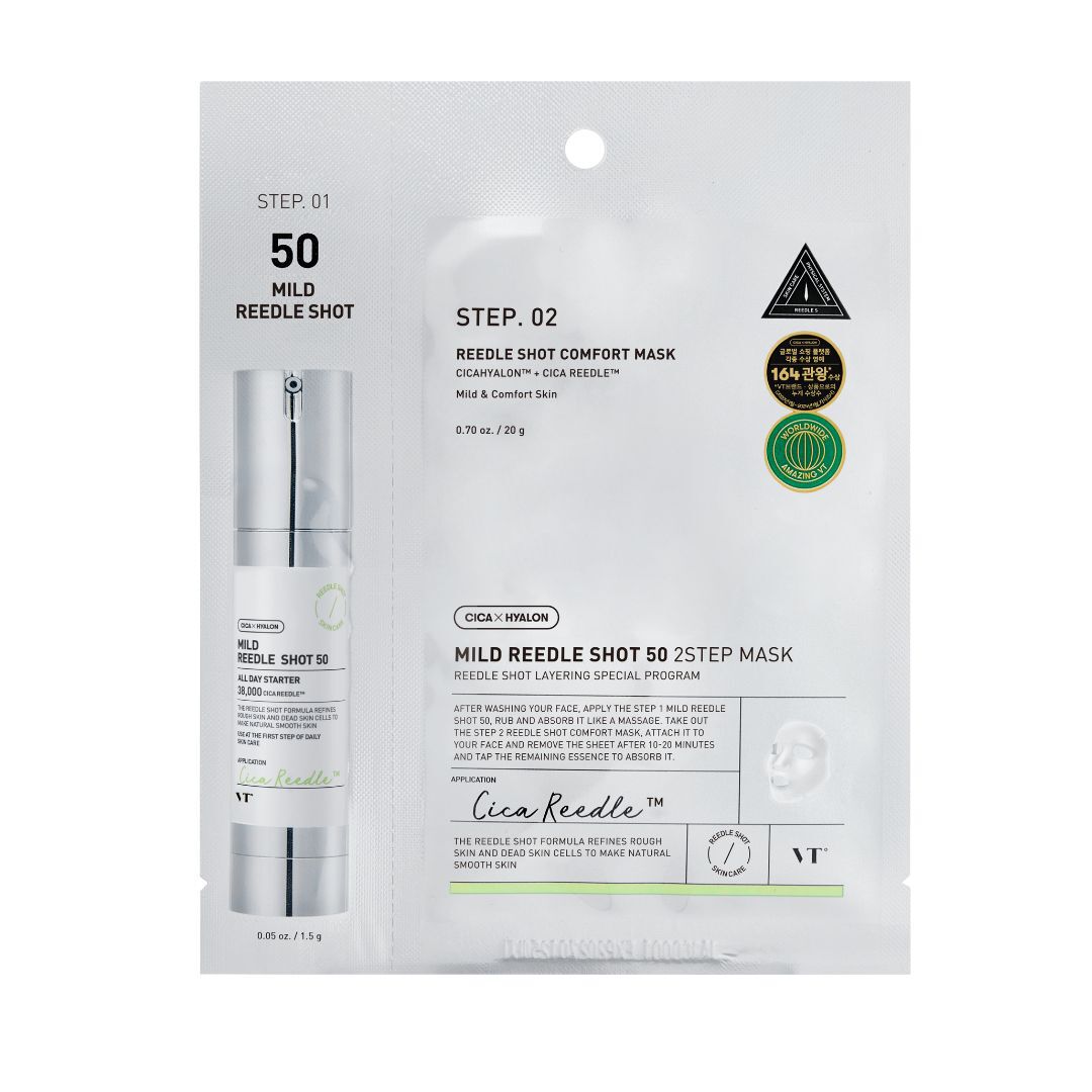Mild Reedle Shot 50 - Máscara de 2 Passos - VT Cosmetics -  - Imagem 1