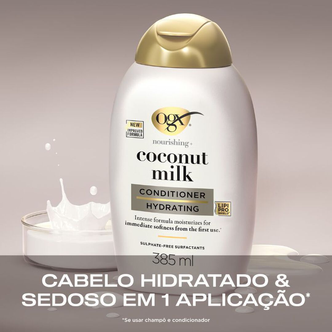 Condicionador Hidratante Leite de Coco - OGX - Coconut Milk - Imagem 6
