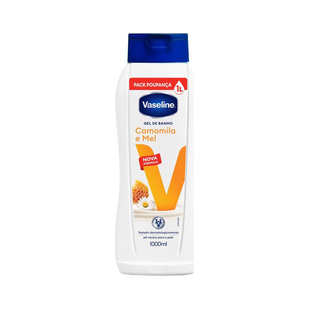 Gel de Banho Camomila e Mel - VASELINE -  - Imagem 1