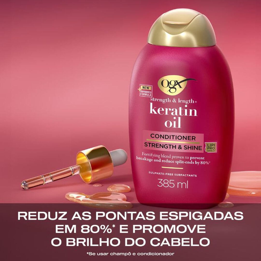 Condicionador Fortificante Óleo de Queratina - OGX -  - Imagem 6
