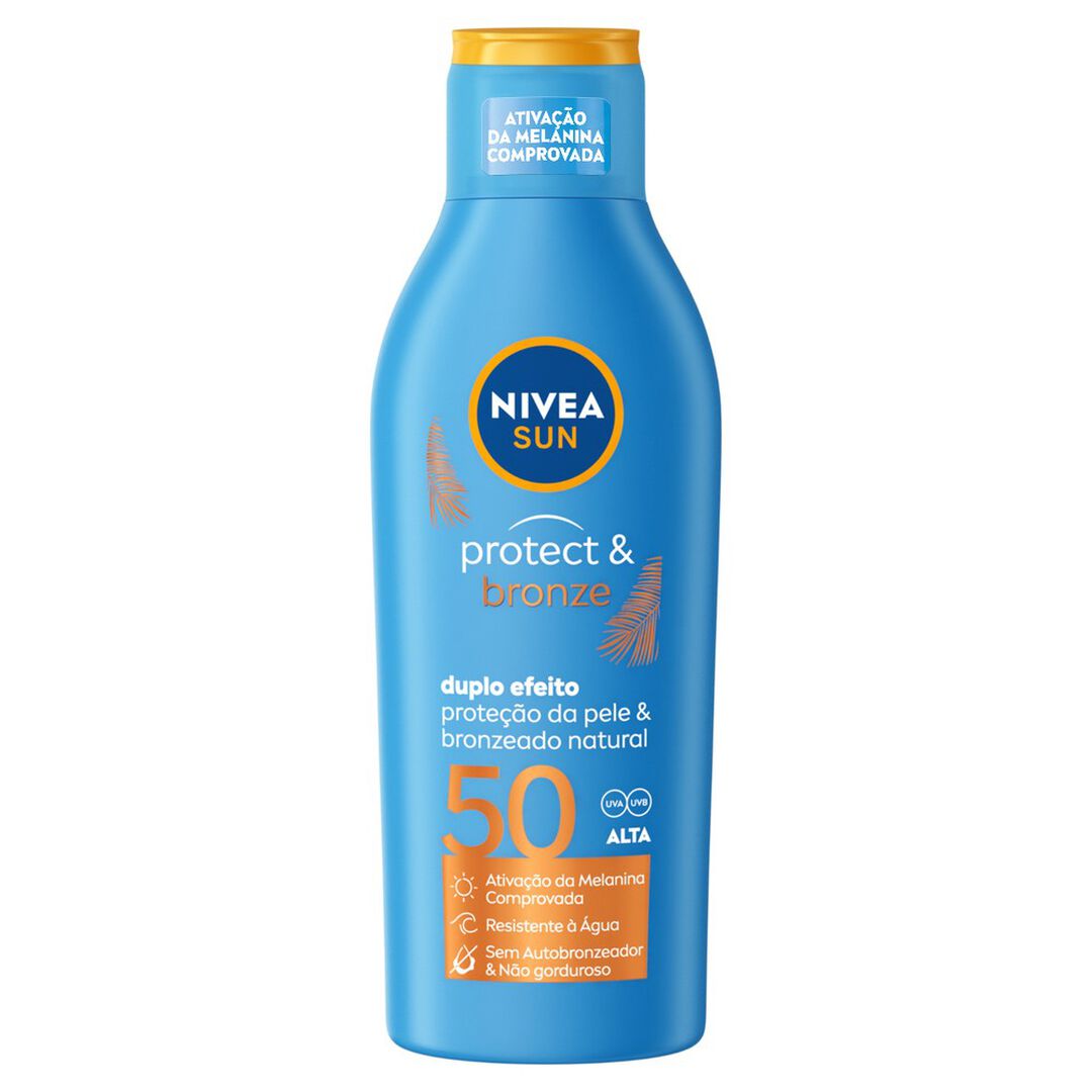 Nivea Sun - Lo&ccedil;&atilde;o Protect & Bronze FP50 - NIVEA -  - Imagem 1