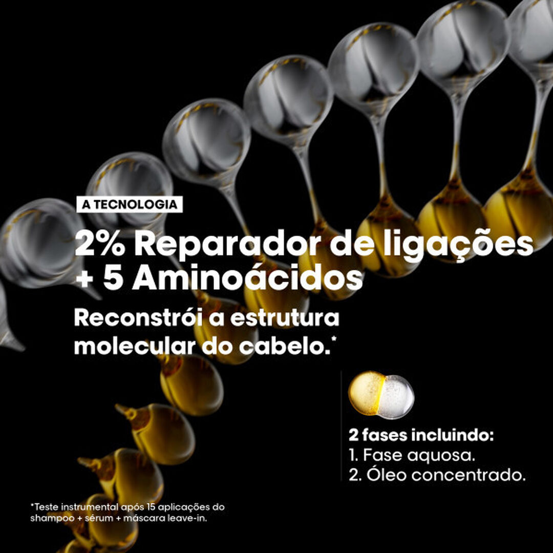 &Oacute;leo Bif&aacute;sico - L'OR&Eacute;AL PROFESSIONNEL - Absolut Repair Molecular - Imagem 11