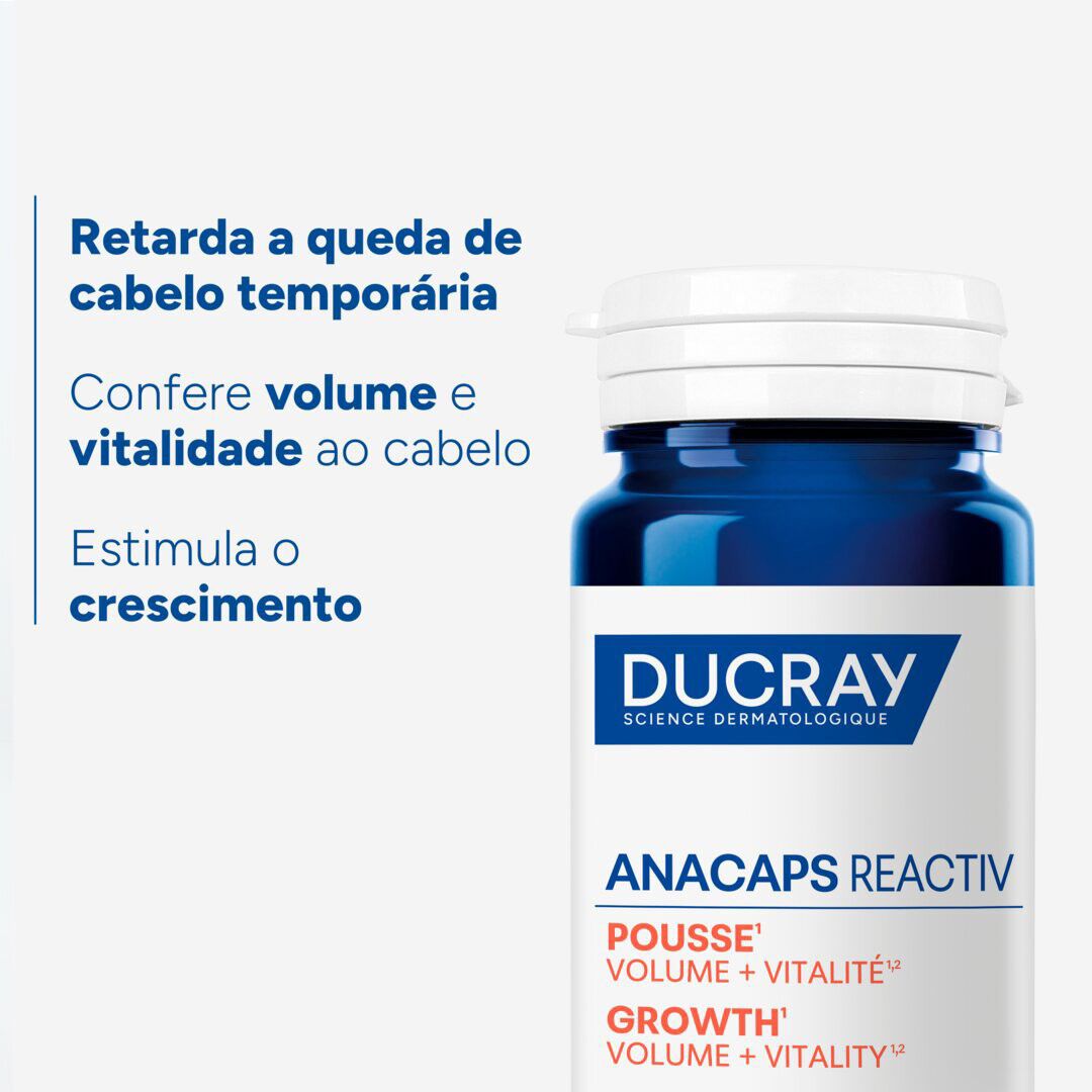 Anacaps Reactiv c&aacute;psulas Queda de Cabelo - DUCRAY -  - Imagem 8