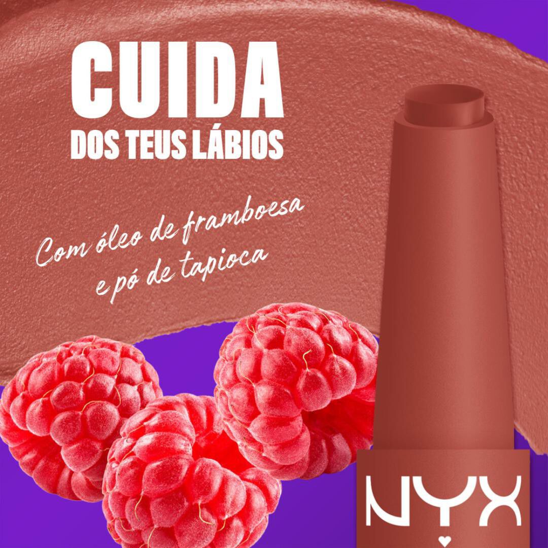 Fat Matte Smooth Color Lipstick - NYX Professional Makeup -  - Imagem 7