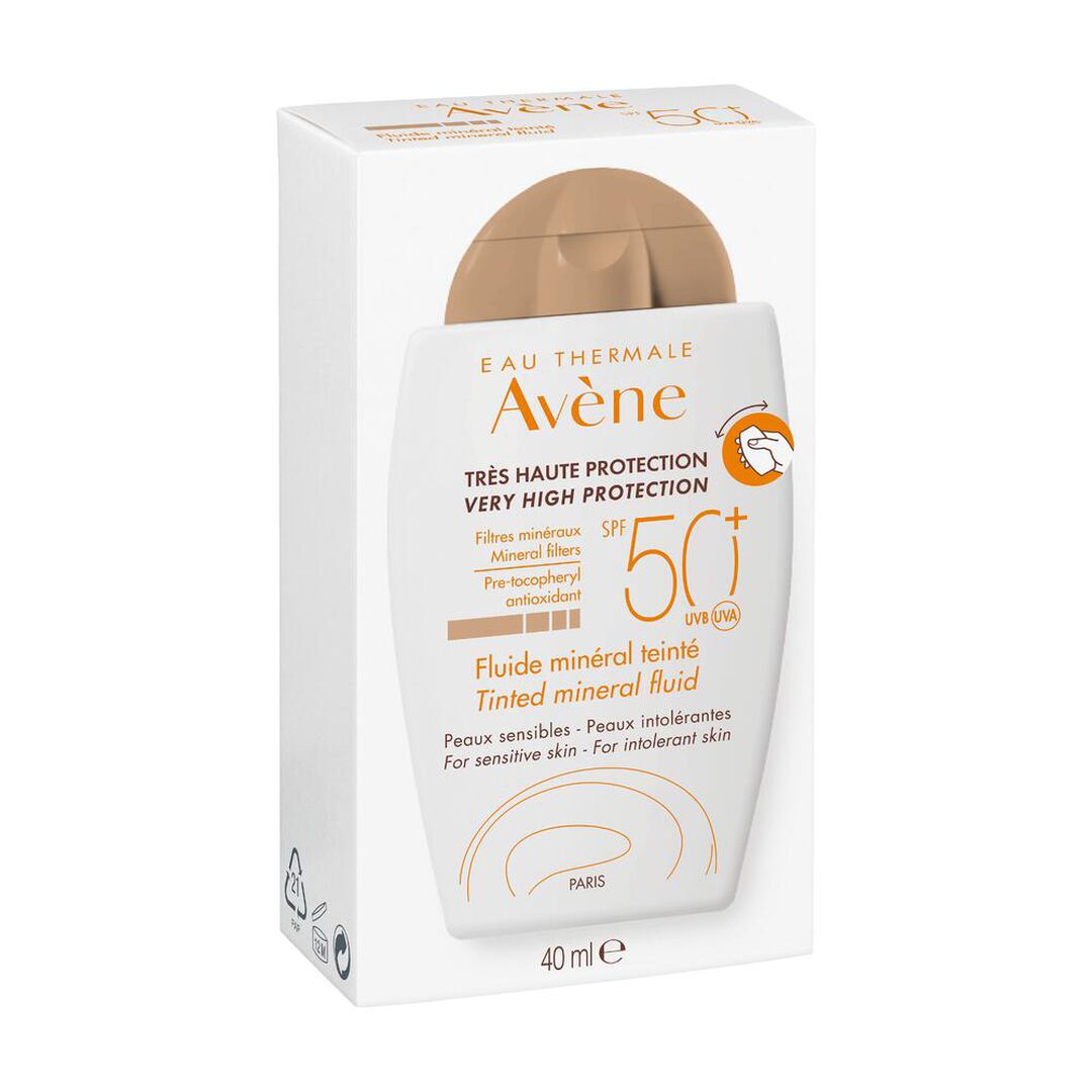 Protetor Solar Fluido mineral SPF50+ com Cor - AVENE -  - Imagem 4