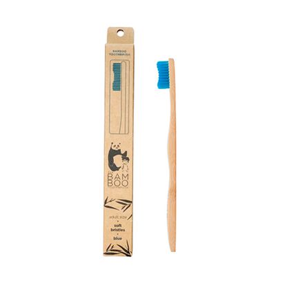 Toothbrush Adult Medium Blue - The Bam & Boo Toothbrush - The Bamboo Toothbrush - Imagem