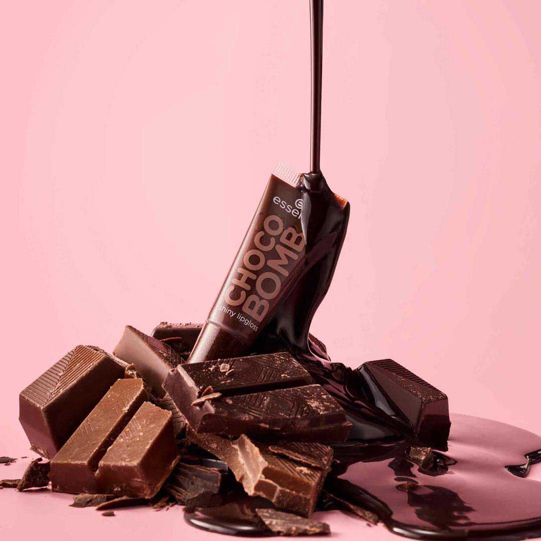 Gloss de l&aacute;bio brilhante - Choco Bomb - ESSENCE -  - Imagem 5