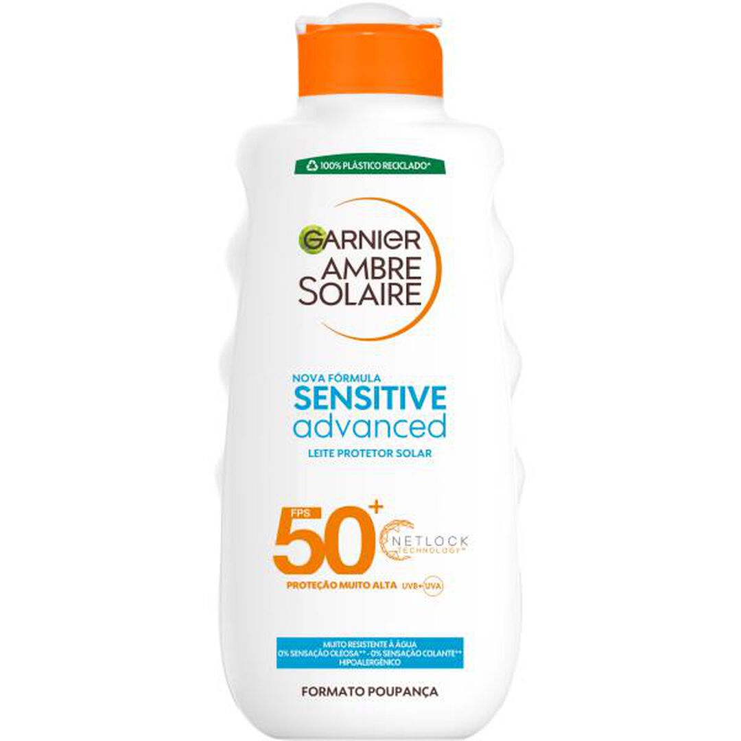 Leite Sensitive Advanced FPS50+ - GARNIER AMBRE SOLAIRE - AMBRE SOLAIRE - Imagem 1