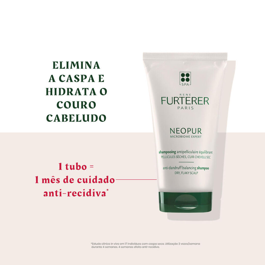 Neopur Champô Anticaspa Equilibrante  - Caspa Seca - RENE FURTERER -  - Imagem 8