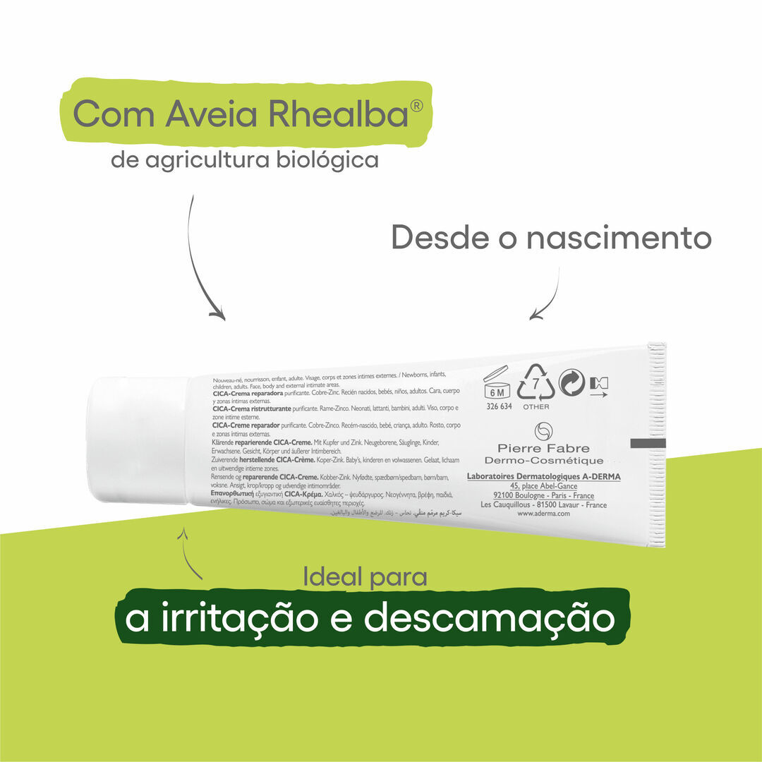 Cica Dermalibour+ - Creme Reparador Purificante - A-DERMA -  - Imagem 4