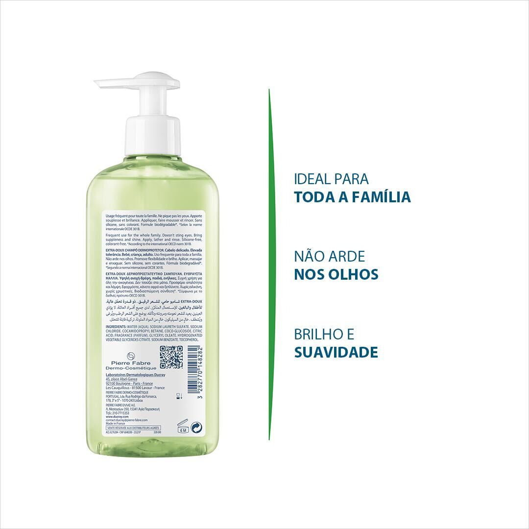 Ducray Extra-Doux Champô 100ML - DUCRAY -  - Imagem 6