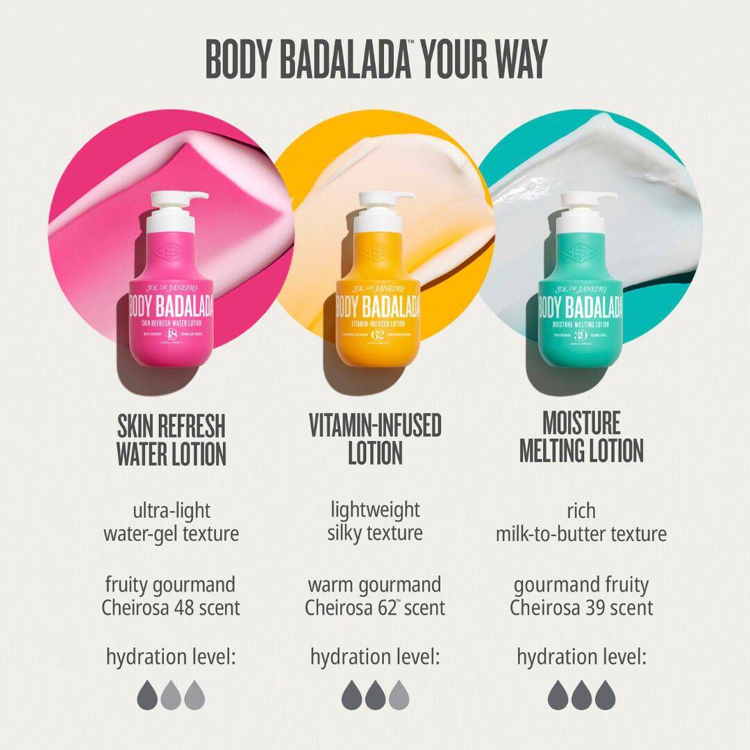 Body Badalada&trade; &ndash; Lo&ccedil;&atilde;o Hidratante Leve 24h - Sol de Janeiro - Badalada - Imagem 3