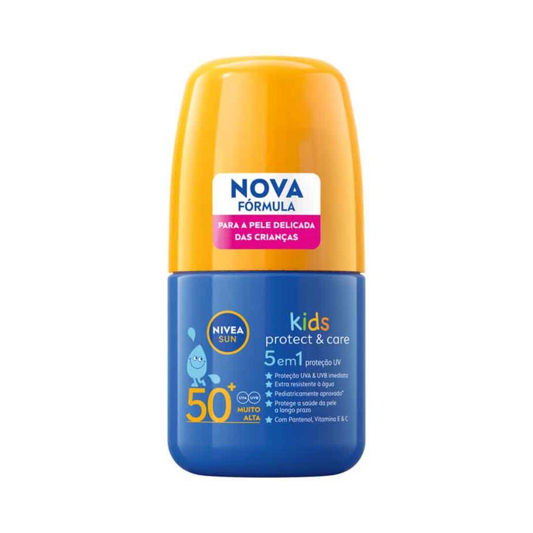 Nivea Sun - Roll-on Kids Protect & Care FP50+ - NIVEA -  - Imagem 1