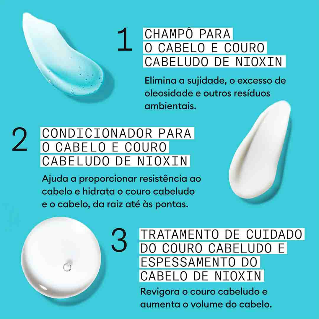 Kit Tratamento Cabelos Pintados - Nioxin - Sistema 3 - Imagem 6
