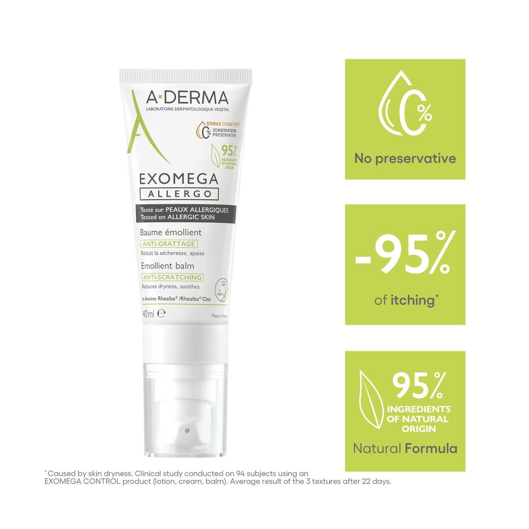 Exomega Allergo - B&aacute;lsamo Emoliente - A-DERMA -  - Imagem 6