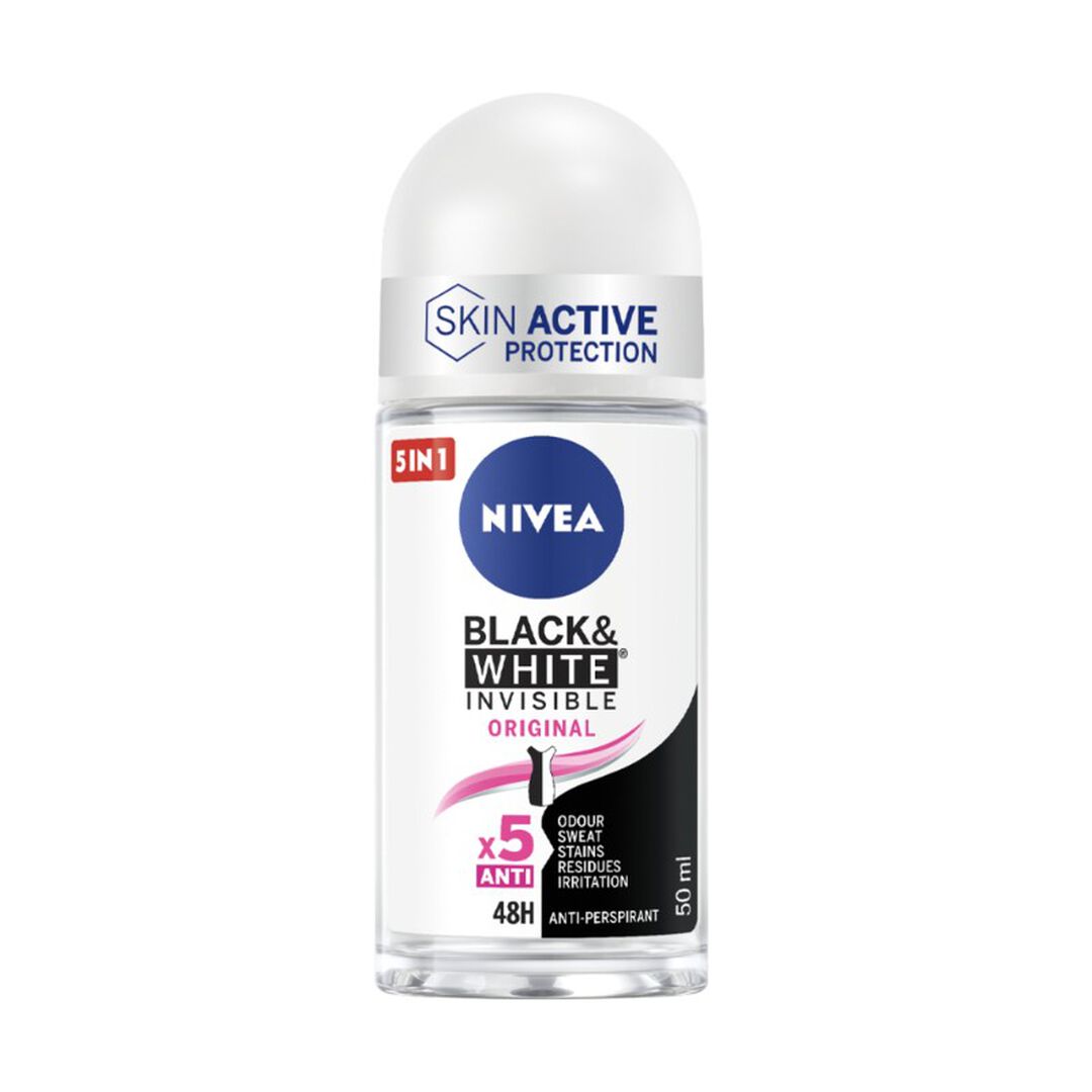 Black & White Invisible Original Roll-On - NIVEA -  - Imagem 1