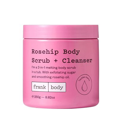 Esfoliante + Gel de Limpeza Corporal com Rosa Mosqueta - FrankBody - Firmeza & Repara&ccedil;&atilde;o - Imagem