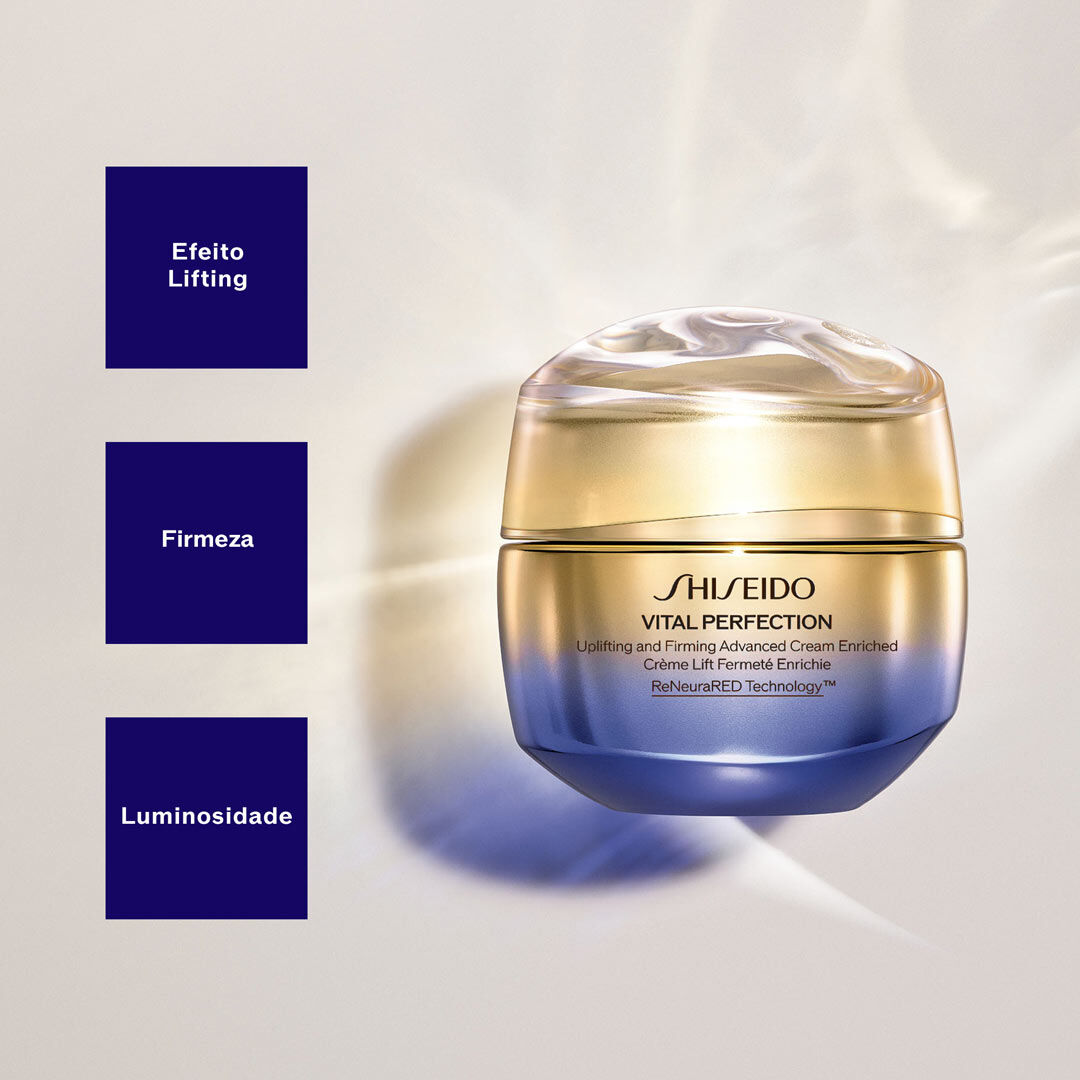 Uplifting Firming Advanced Cream Enriched (Recarregável) - SHISEIDO - Vital Perfection - Imagem 5