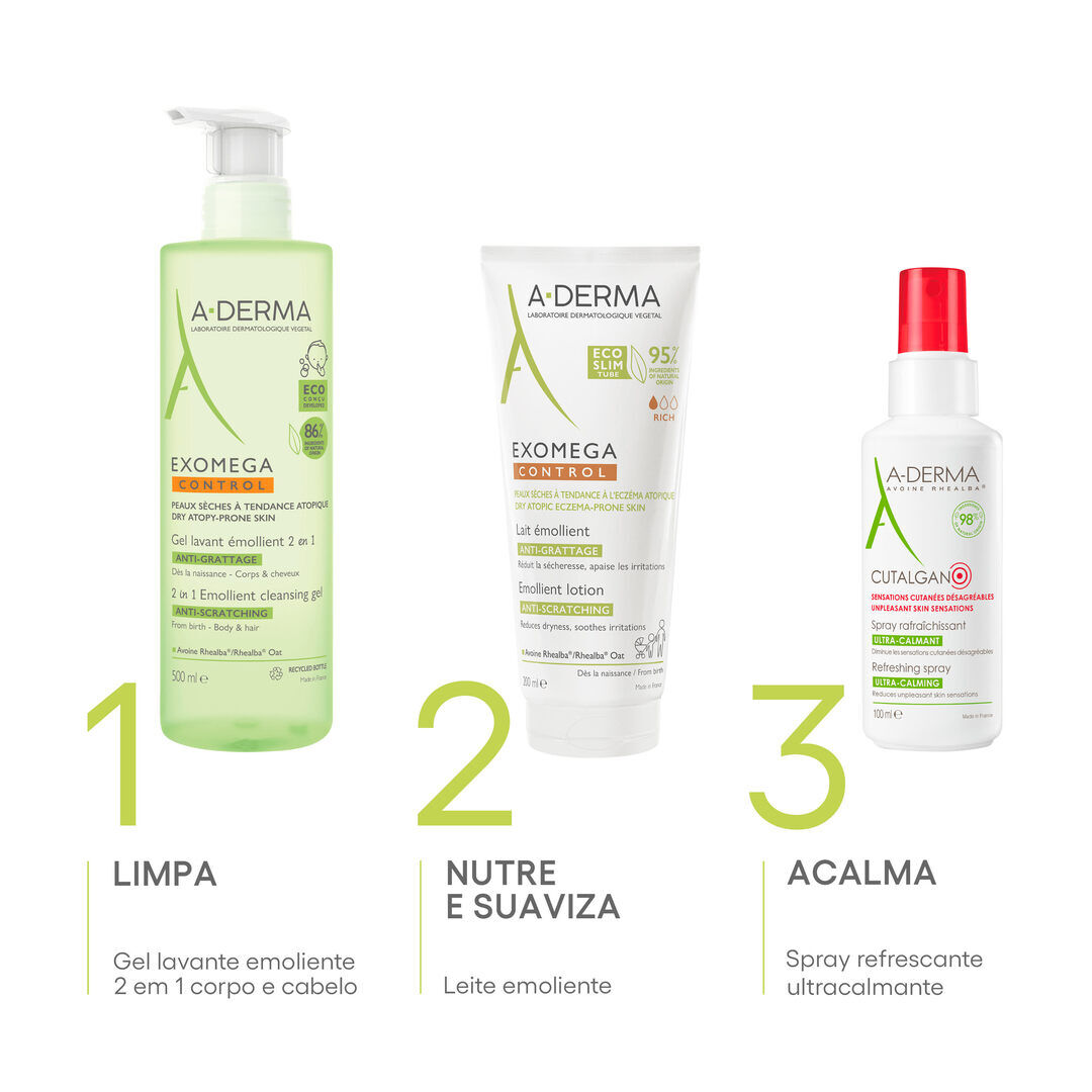 Exomega Control - Loção Emoliente - A-DERMA -  - Imagem 5