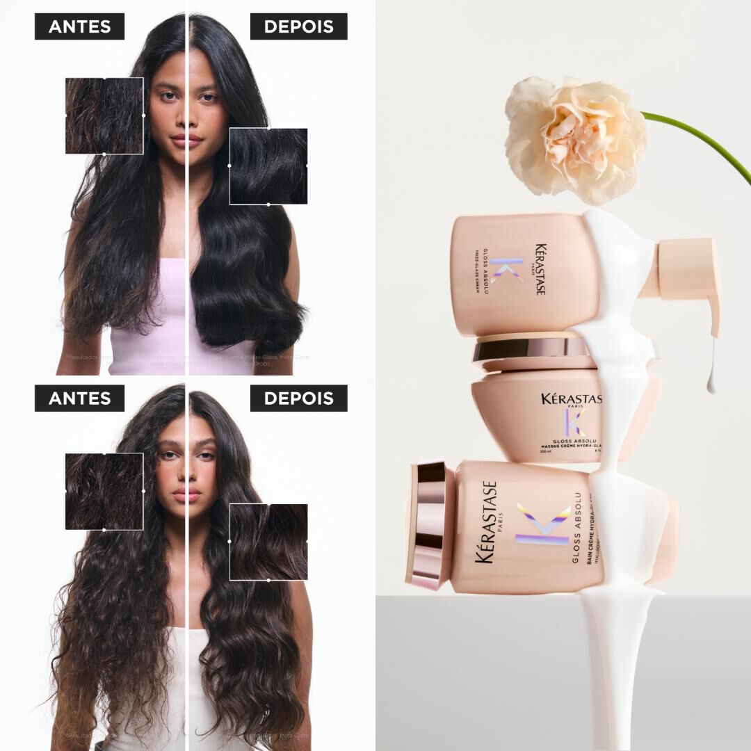 Recarga Bain Cr&egrave;me Hydra-Glaze Champ&ocirc; - KERASTASE - Gloss Absolu - Imagem 7