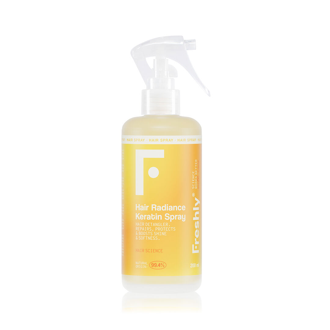 Protetor T&eacute;rmico e Desembara&ccedil;ador -  Hair Radiance Keratin Spray - FRESHLY -  - Imagem 1
