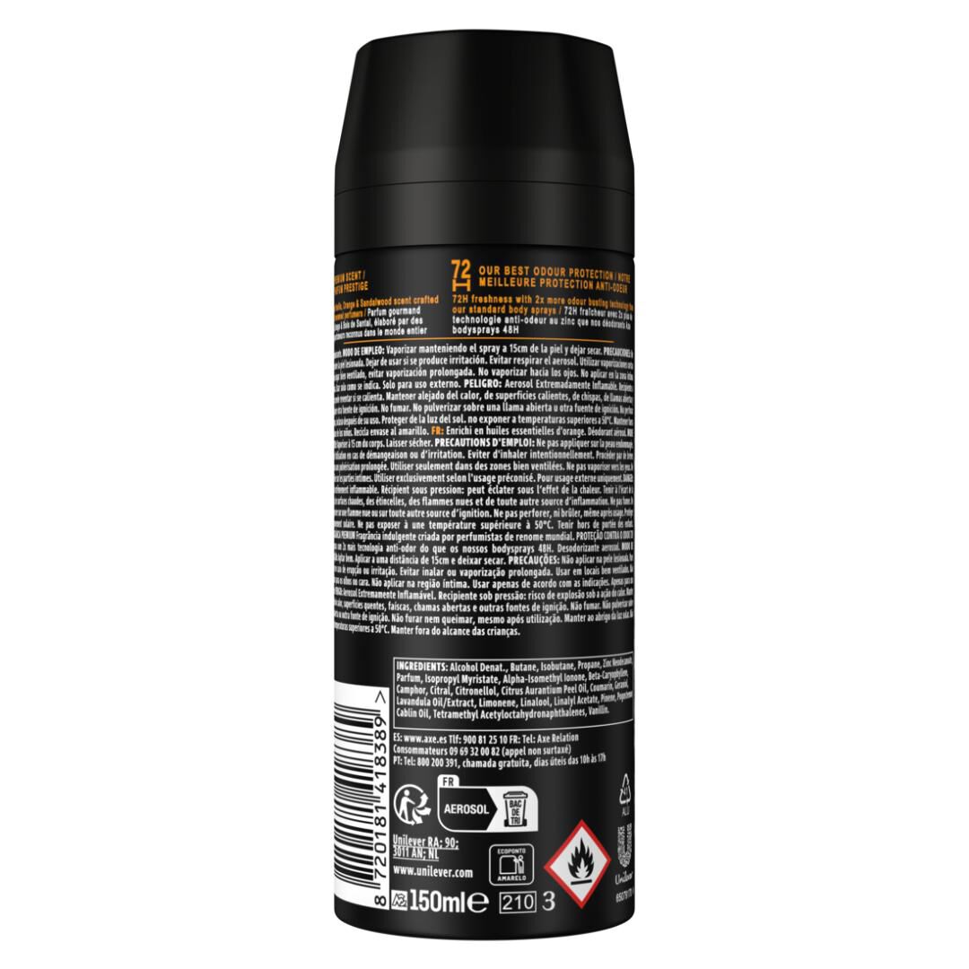 Deo Spray Black Vanilla - AXE -  - Imagem 2