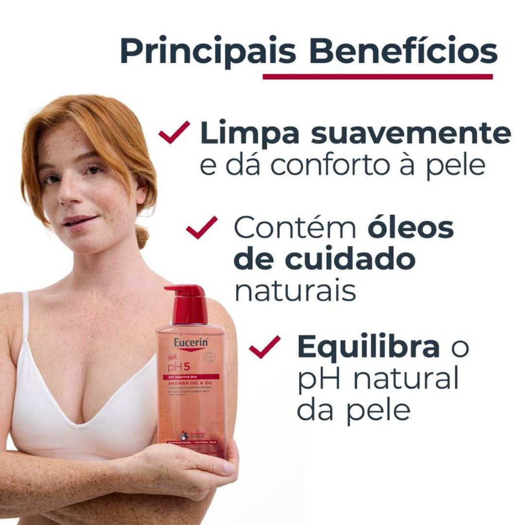pH5 Gel & &Oacute;leo de Duche - EUCERIN -  - Imagem 6