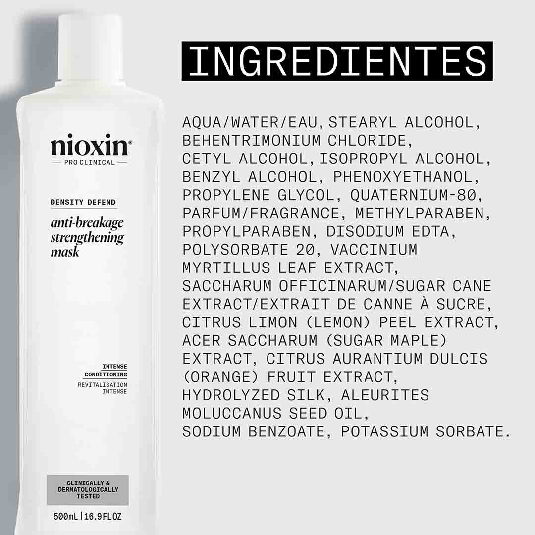 Density Defend - M&aacute;scara Anti-Quebra e Fortalecedora - Nioxin - Intensivos - Imagem 6