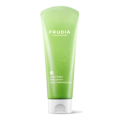 Green Grape Pore Control - Espuma de Limpeza Esfoliante - FRUDIA -  - Imagem