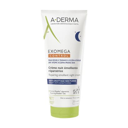 Exomega Control - Creme de Noite Emoliente - A-DERMA -  - Imagem
