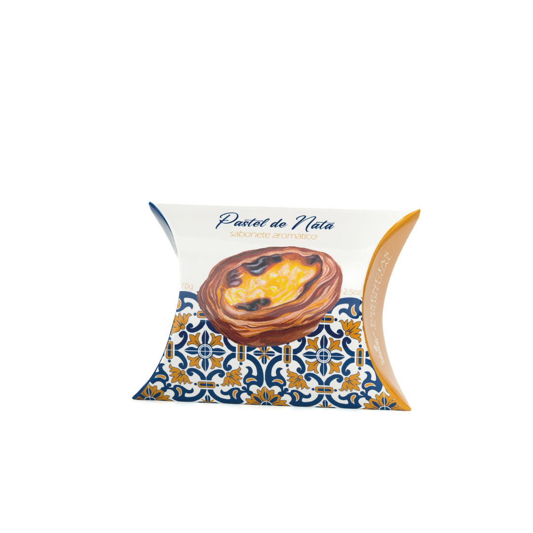 Sabonete Pastel de Nata - ESS&Ecirc;NCIAS DE PORTUGAL - LINHA DE BANHO - Imagem 1