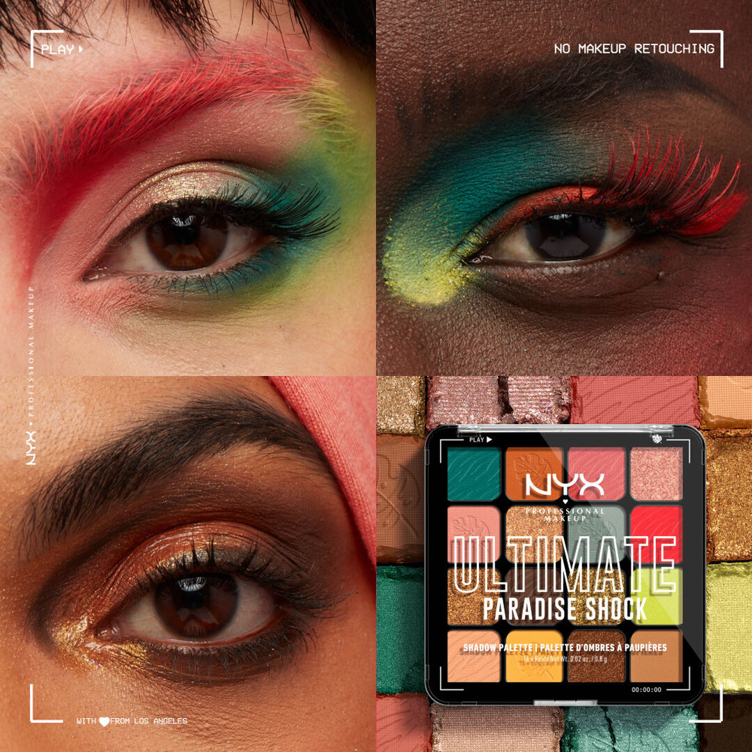 Ultimate Shadow Palette - Paradise Shock - NYX Professional Makeup -  - Imagem 2