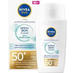 Nivea Sun - Fluido UV Rosto Derma Skin Clear FP50+, , hi-res