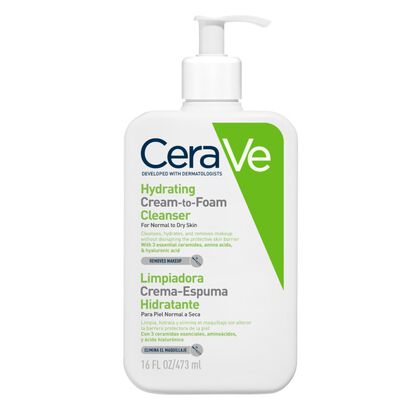 CeraVe Creme Espuma de Limpeza Hidratante - CERAVE -  - Imagem