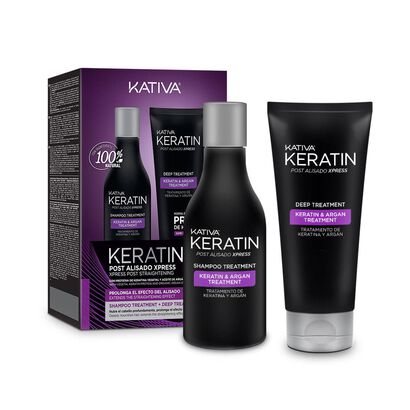 Kit Tratamento Express Keratina Pós-Alisamento - Kativa -  - Imagem