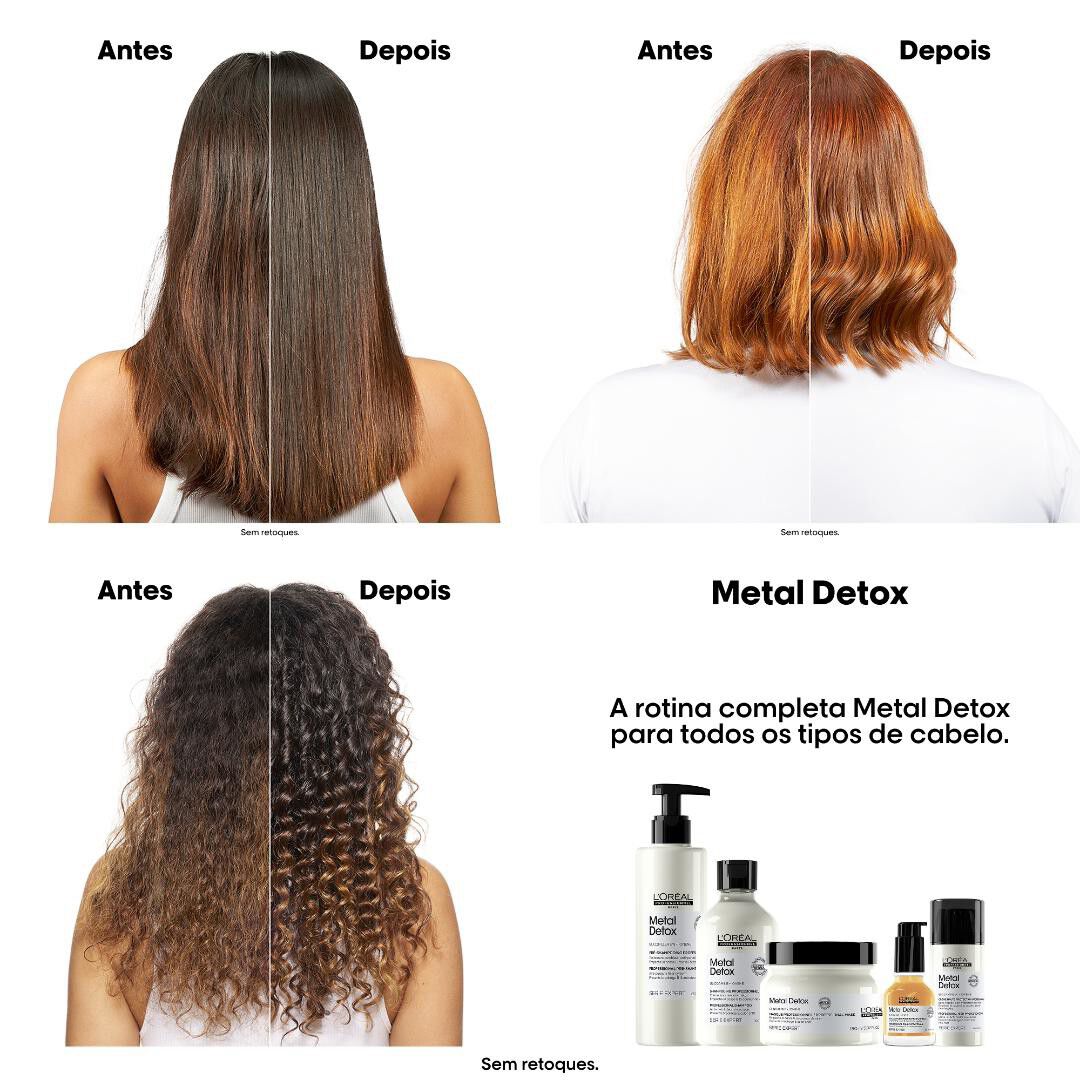 Metal Detox - M&aacute;scara - L'OR&Eacute;AL PROFESSIONNEL - SERIE EXPERT - Imagem 2
