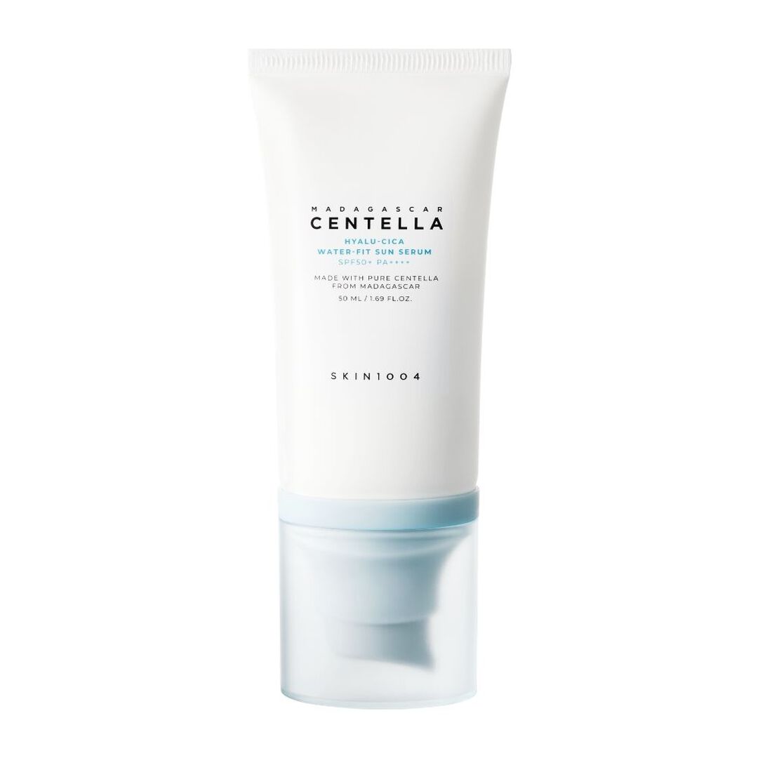 Madagascar Centella Hyalu-Cica Water-Fit Sun Serum SPF50+ PA++++ - Skin 1004 - Skin1004 - Imagem 1